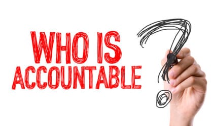 Who is accountable?